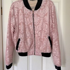 LuLaRoe Stevie Bomber Jacket size xl
